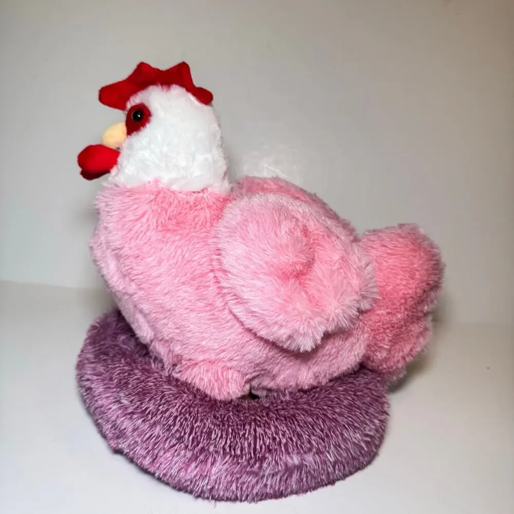 9-in-1 Plush Hen & Chicks Playset with Nest (Egg Laying Stuffed Animal Set)